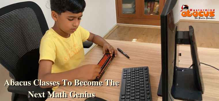  Student Practicing In Online Abacus Classes