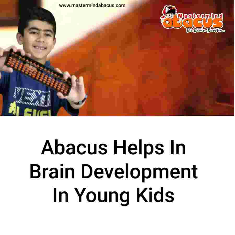 A Happy Child With Abacus