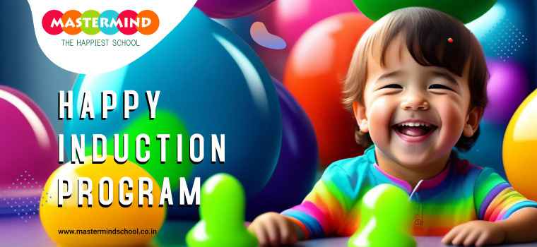 Child's Joyful Play at Mastermind School’s Happy Induction Program