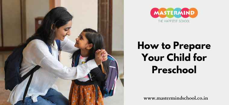 A mother sending off her daughter at Mastermind School in Indore, the best play school for your child's bright future.