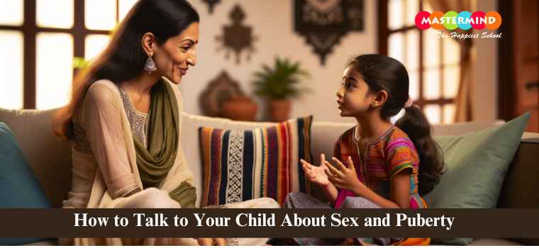A heartfelt conversation between a parent and child at Mastermind School Indore