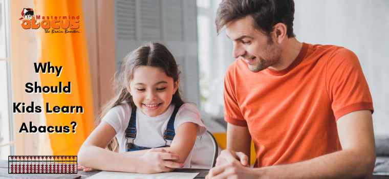 Father Watching His Child Studying